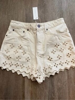 Loeffler Randall Dover Embroidered Short